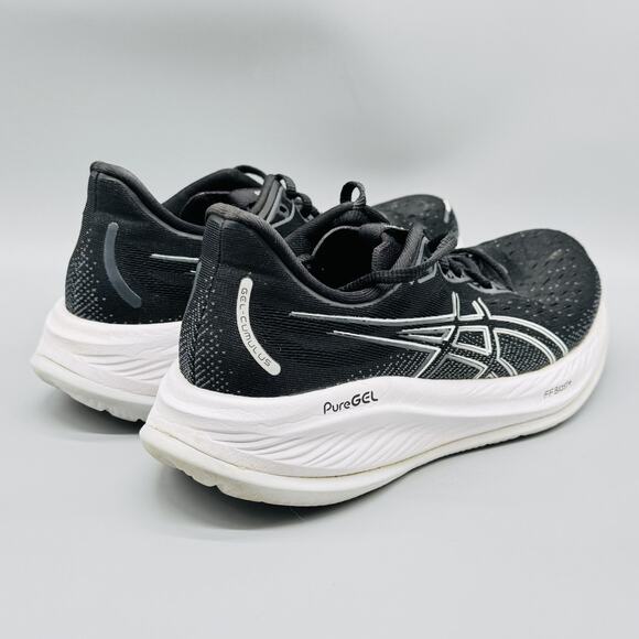 ASICS Shoes Womens 8 Black White Gel Cumulus 25 FF Blast+ Road Running Sneaker - Picture 7 of 10